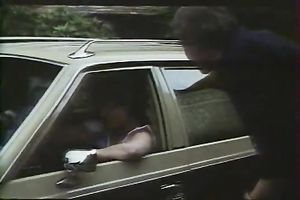 Saucy brunette doxy acquires rammed unexpectedly in the trunk