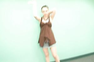 You got to admit that this hoe is damn proud of her hairless punani