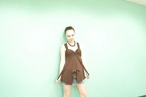 You got to admit that this hoe is damn proud of her hairless punani