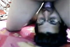 Big breasted chubby Indian wifey can't live without when her nerdy hubby eats her love tunnel