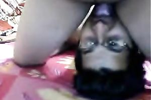 Big breasted chubby Indian wifey can't live without when her nerdy hubby eats her love tunnel