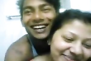 Indian cam pair is spooning and giving a kiss with excitement for my ally