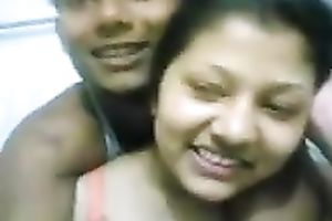 Indian cam pair is spooning and giving a kiss with excitement for my ally