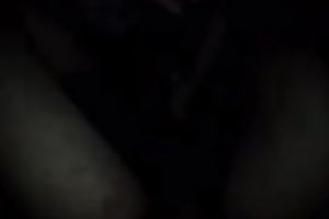 Cum addicted doxy greedily sucks my hard dick in the night