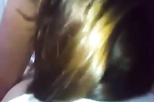 Charming horny white wife gets wild when this babe feels large meat in her face hole