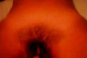 Turkish hotwife of my ally can't live without getting her bushy cookie screwed with sex tool