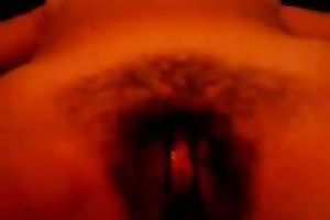 Turkish hotwife of my ally can't live without getting her bushy cookie screwed with sex tool