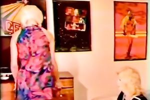 Sizzling golden-haired slut acquires her unshaved poontang licked