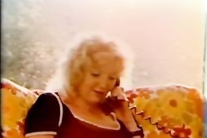 Sizzling golden-haired slut acquires her unshaved poontang licked