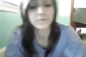 Cute brunette seductress demonstrates me her assets