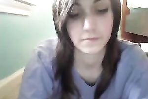 Cute brunette seductress demonstrates me her assets