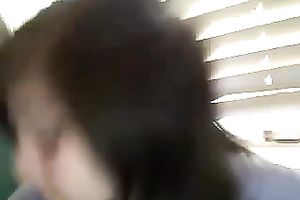 Cute brunette seductress demonstrates me her assets