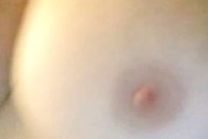 Horny big beautiful woman Swedish girlfriend shows off her huge milk cans for me