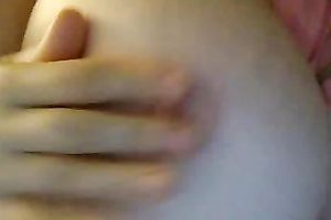 Horny big beautiful woman Swedish girlfriend shows off her huge milk cans for me