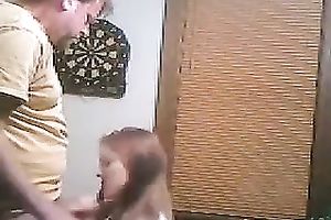 Sexy all natural black haired playgirl stood on knees to engulf a yummy wang