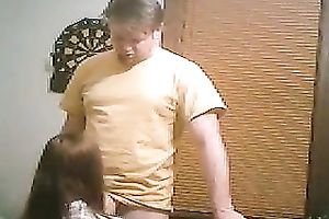 Sexy all natural black haired playgirl stood on knees to engulf a yummy wang