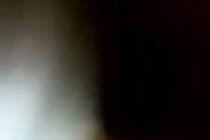 Fucked his sexy corpulent amateur wife from the back as this babe rubs her fur pie