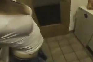 I love fucking my lubricious girlfriend in the kitchen