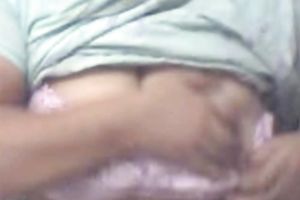 She just pulls out her large pointer sisters and thinks it is sufficiently