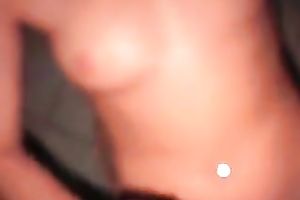 Wild and sexy brunette hair black cock sluts was riding buddy of hers in reverse position