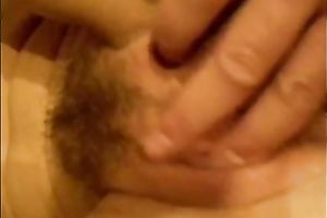 Just a large pierced slit of my milf horny white wife on home clip