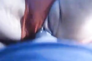 My slutty BF pounds my taut pink bawdy cleft in missionary position