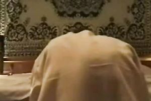 Passionate black skin girlfriend riding on a large 10-Pounder of her Arab boyfriend