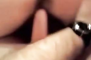 Sexy black haired horny white wife sucked my ally in advance of being pushed from behind