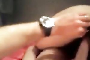 Sexy black haired horny white wife sucked my ally in advance of being pushed from behind