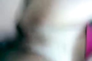 Kinky large racked Desi brunette hair was willing to be pounded on camera