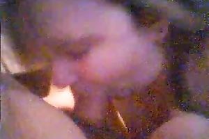 Fluffy golden-haired floozy white wife of my coworker gives me blow job