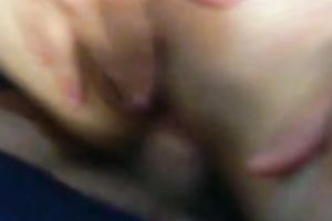 Svelte natural slender dark brown MILF in sunglasses was willing for some jizz flow