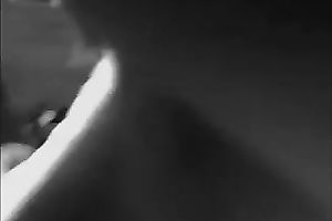 Black and white self taped vid of marvelous masturbating coed wife