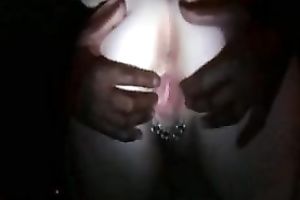 Amateur older wife in the cinema is in act as her spouse films