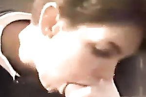 French legal age teenager with gorgeous face engulfing my 10-Pounder deepthroat in POV