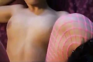 Tempting girl with appetizing zeppelins screwed unfathomable in her booty gap