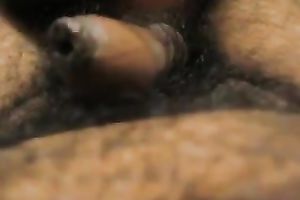 My glamorous juvenile slutty wife works on my penis in homemade sex clip