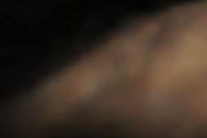 My glamorous juvenile slutty wife works on my penis in homemade sex clip