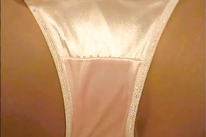 Horny tiny babe in hawt underware fingers herself