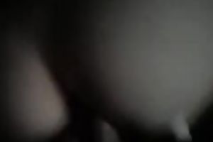 Nice smooth butt of my fuck buddy at night in anal act