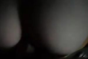 Nice smooth butt of my fuck buddy at night in anal act