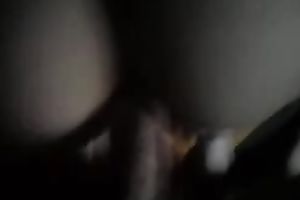 Nice smooth butt of my fuck buddy at night in anal act