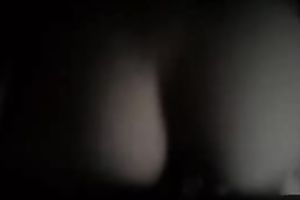 Nice smooth butt of my fuck buddy at night in anal act