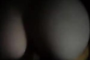 Nice smooth butt of my fuck buddy at night in anal act