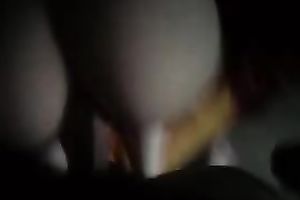 Nice smooth butt of my fuck buddy at night in anal act