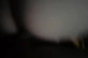 Nice smooth butt of my fuck buddy at night in anal act