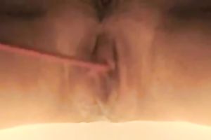 I please my playful girlfriend with chopsticks and make her cum