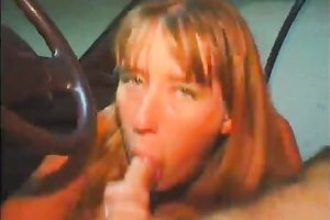 She is freaky and wild sufficiently to engulf a dong of a stranger in the car