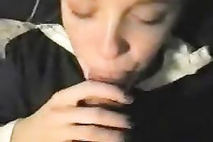 Super cute golden-haired student white women takes my load on her face