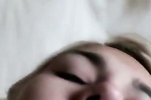 Amazing toy addicted golden-haired girlie of mine gives me a delicate orall-service